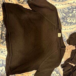 PINK Victoria's Secret Black Short Sleeve Tee